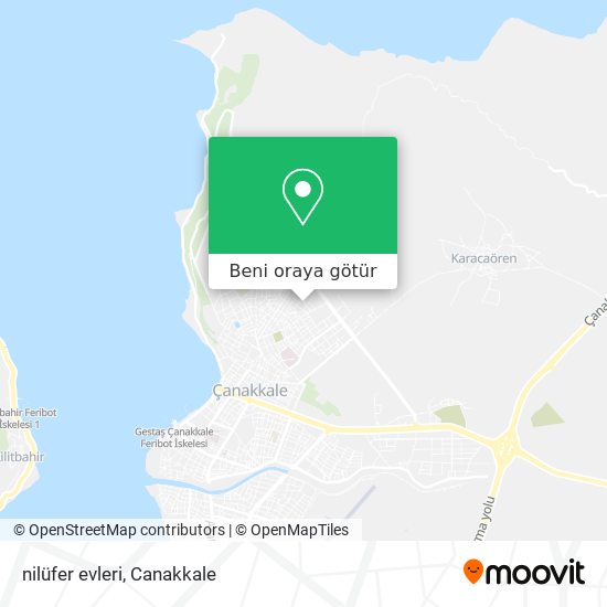 nilüfer evleri harita