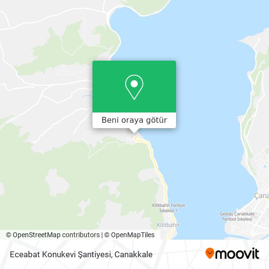 Eceabat Konukevi Şantiyesi harita
