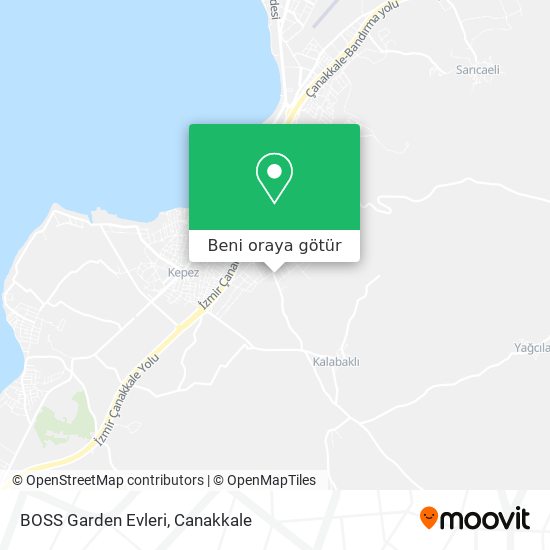 BOSS Garden Evleri harita