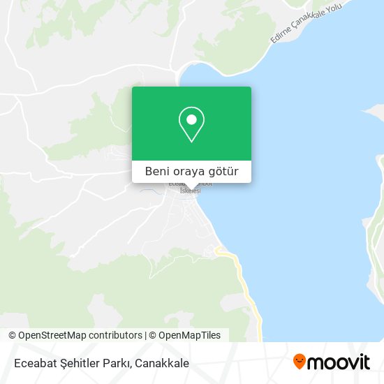 Eceabat Şehitler Parkı harita