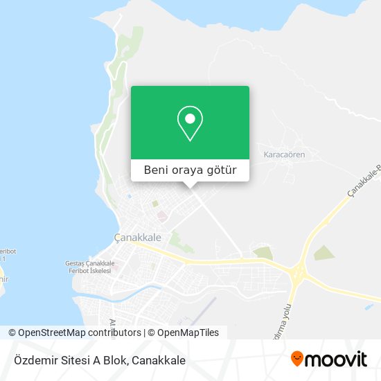 Özdemir Sitesi A Blok harita