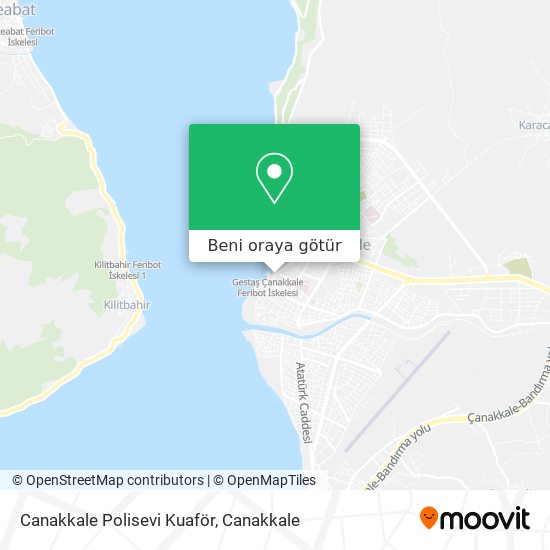 Canakkale Polisevi Kuaför harita
