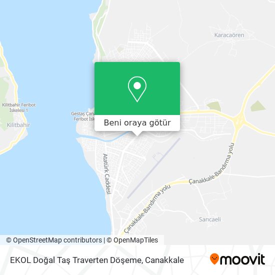 EKOL Doğal Taş Traverten Döşeme harita