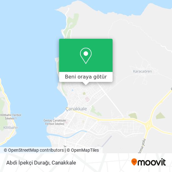 Abdi İpekçi Durağı harita