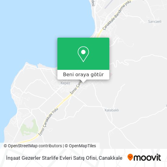 İnşaat Gezerler Starlife Evleri Satış Ofisi harita