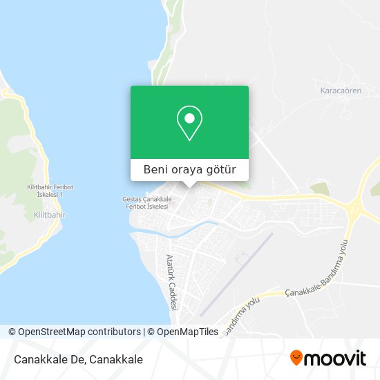 Canakkale De harita