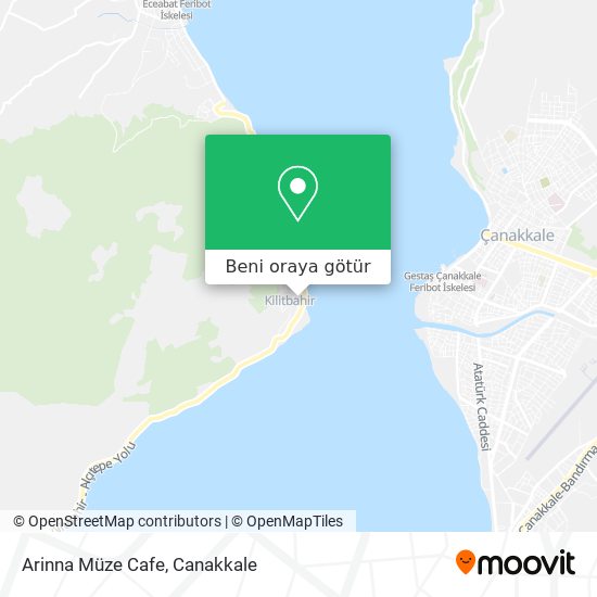 Arinna Müze Cafe harita