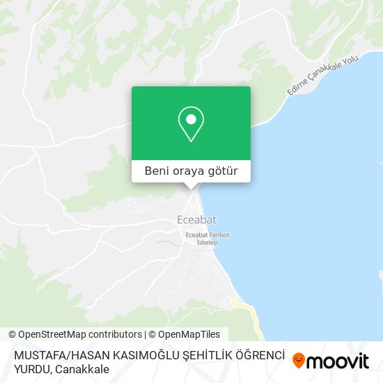 MUSTAFA / HASAN KASIMOĞLU ŞEHİTLİK ÖĞRENCİ YURDU harita