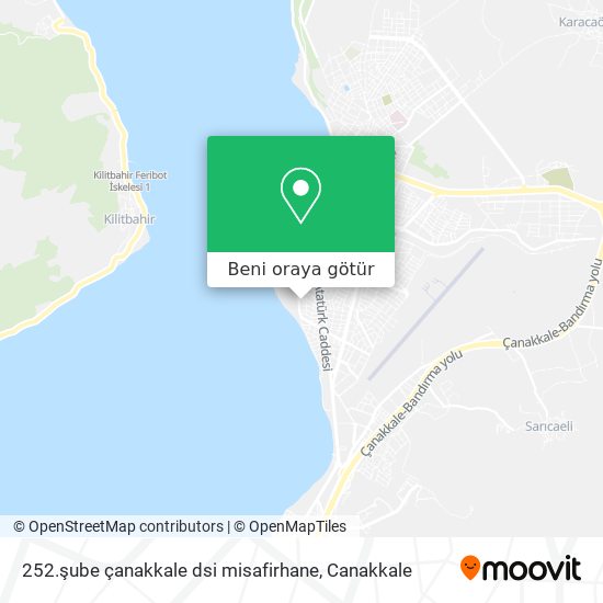 252.şube çanakkale dsi misafirhane harita
