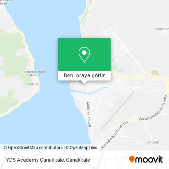 YDS Academy Çanakkale harita