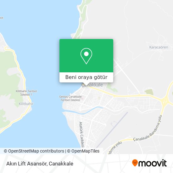 Akın Lift Asansör harita
