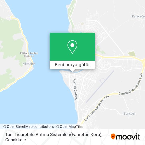 Tanı Ticaret Su Arıtma Sistemleri(Fahrettin Koru) harita