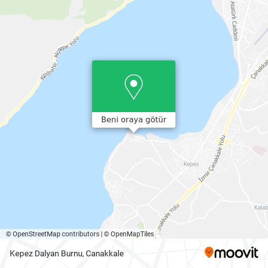 Kepez Dalyan Burnu harita