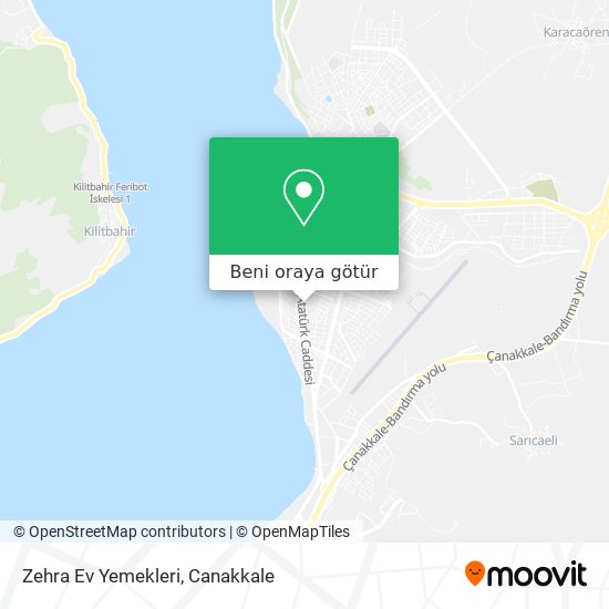 Zehra Ev Yemekleri harita