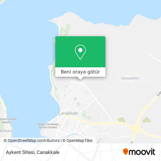 Aykent Sitesi harita