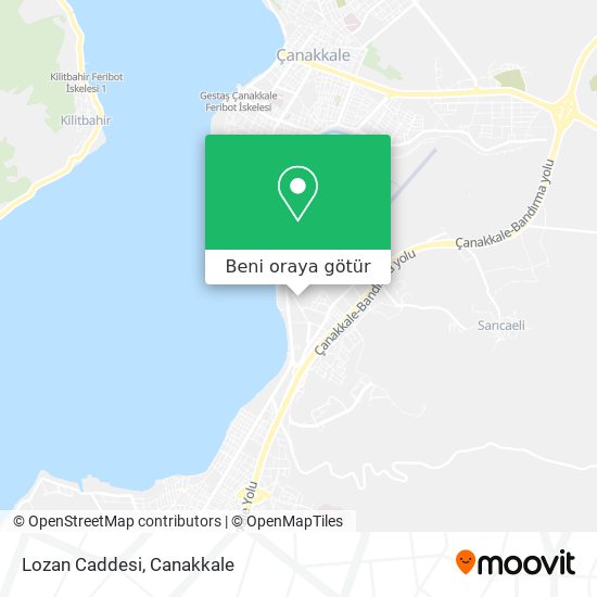 Lozan Caddesi harita