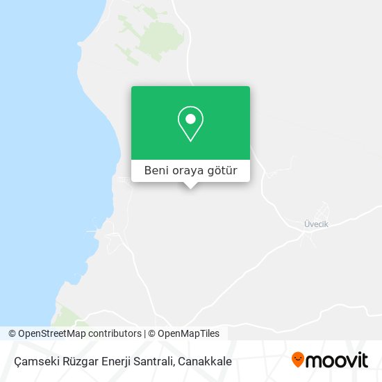 Çamseki Rüzgar Enerji Santrali harita
