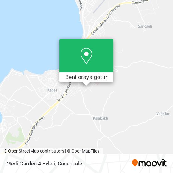 Medi Garden 4 Evleri harita