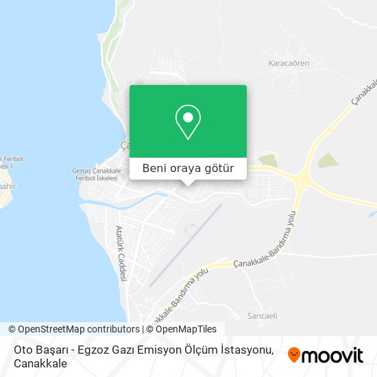 Oto Başarı - Egzoz Gazı Emisyon Ölçüm İstasyonu harita