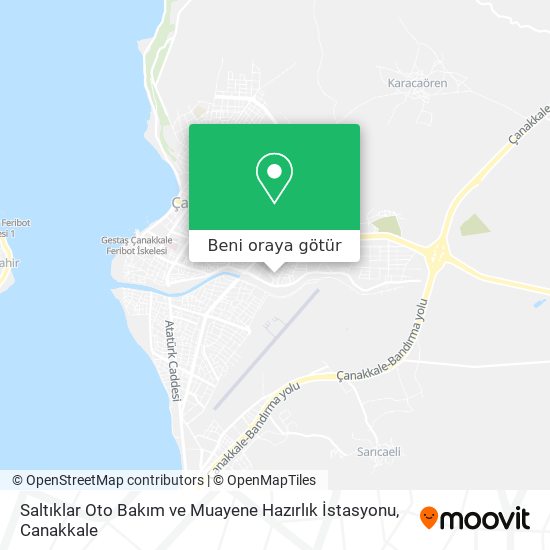 Saltıklar Oto Bakım ve Muayene Hazırlık İstasyonu harita