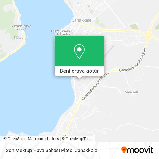 Son Mektup Hava Sahası Plato harita
