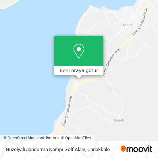 Güzelyalı Jandarma Kampı Golf Alanı harita