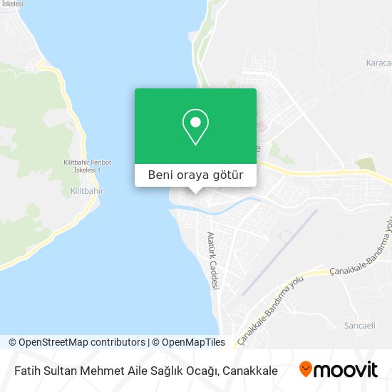 Fatih Sultan Mehmet Aile Sağlık Ocağı harita