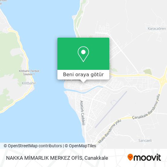 NAKKA MİMARLIK MERKEZ OFİS harita