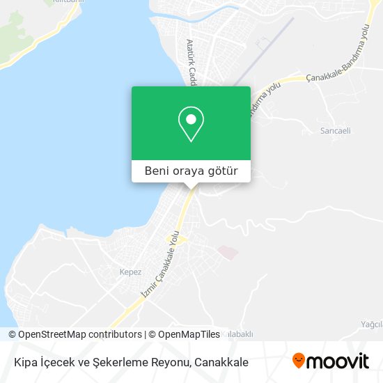 Kipa İçecek ve Şekerleme Reyonu harita