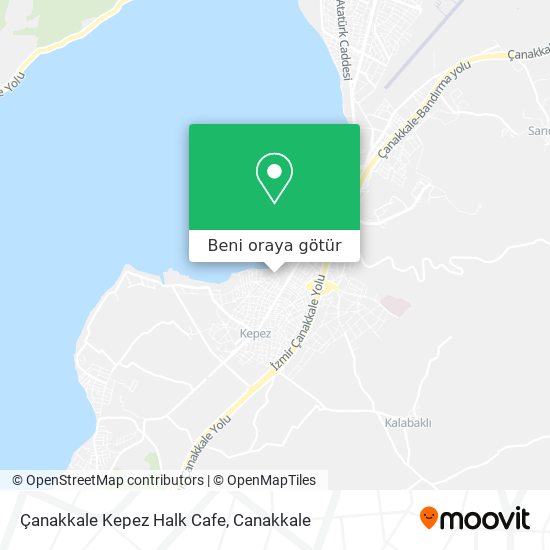 Çanakkale Kepez Halk Cafe harita