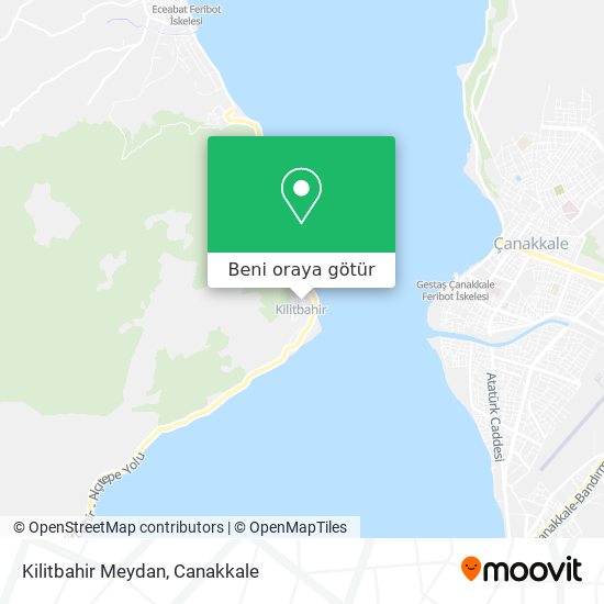 Kilitbahir Meydan harita