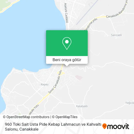 960 Toki Sait Usta Pide Kebap Lahmacun ve Kahvaltı Salonu harita