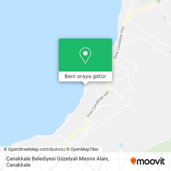 Çanakkale Belediyesi Güzelyalı Mesire Alanı harita