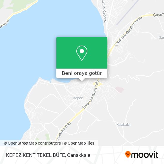 KEPEZ KENT TEKEL BÜFE harita