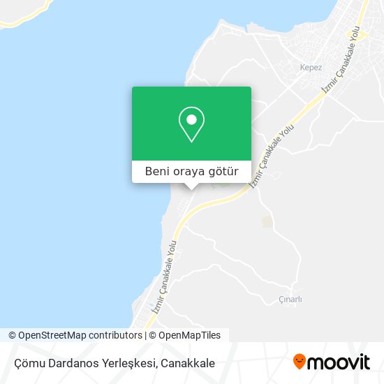 Çömu Dardanos Yerleşkesi harita