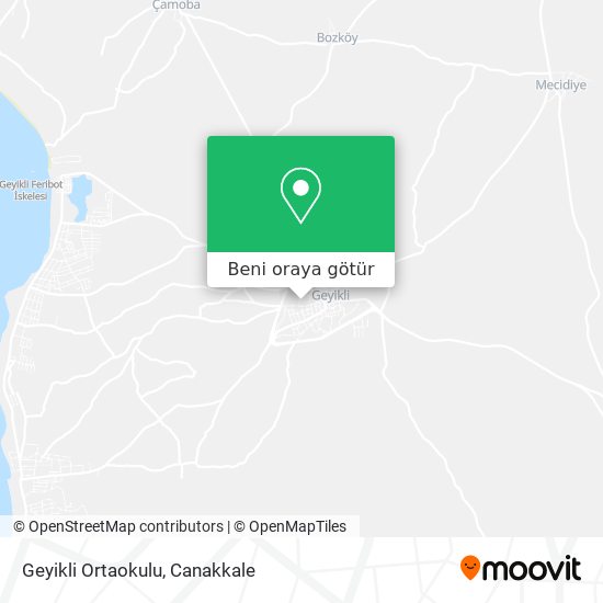 Geyikli Ortaokulu harita