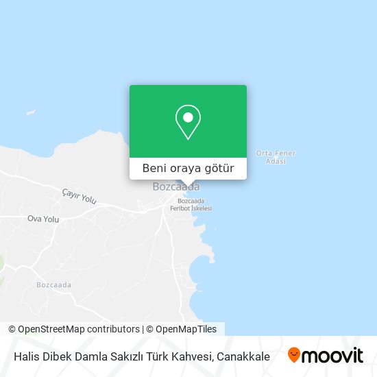 Halis Dibek Damla Sakızlı Türk Kahvesi harita