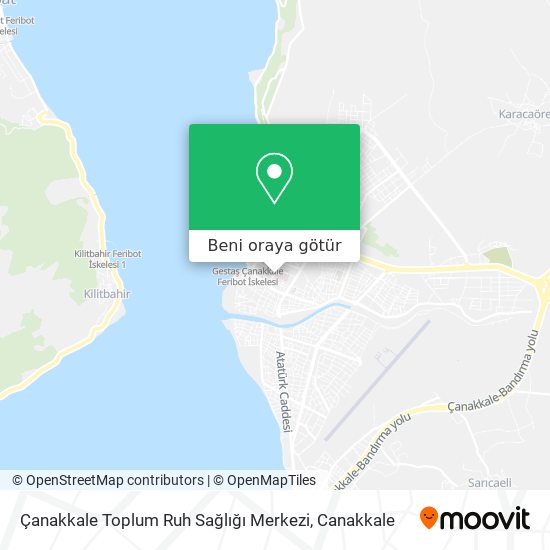 Çanakkale Toplum Ruh Sağlığı Merkezi harita
