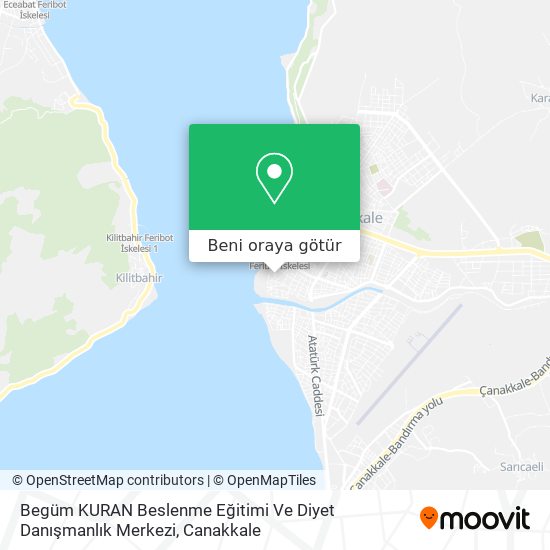 Begüm KURAN Beslenme Eğitimi Ve Diyet Danışmanlık Merkezi harita