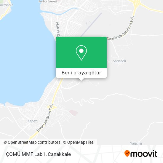 ÇOMÜ MMF Lab1 harita