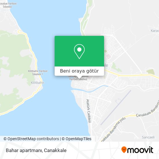 Bahar apartmanı harita