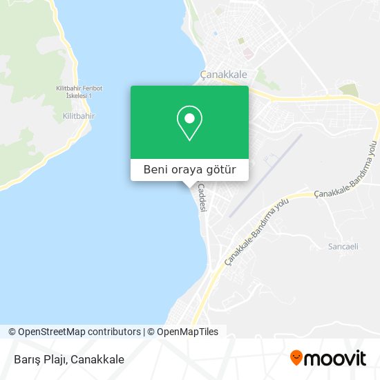 Barış Plajı harita