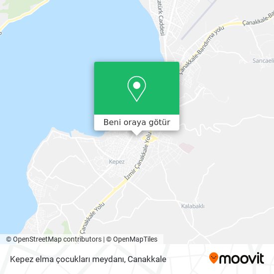 Kepez elma çocukları meydanı harita