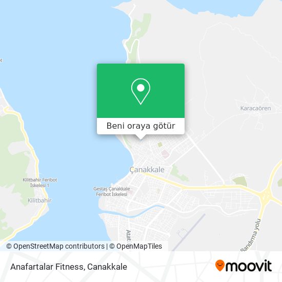 Anafartalar Fitness harita