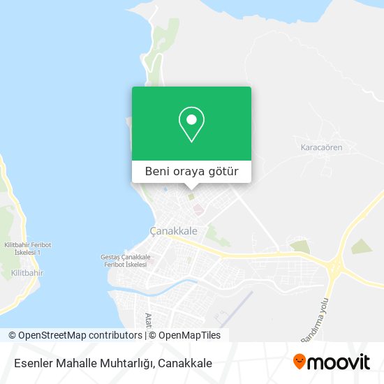 Esenler Mahalle Muhtarlığı harita