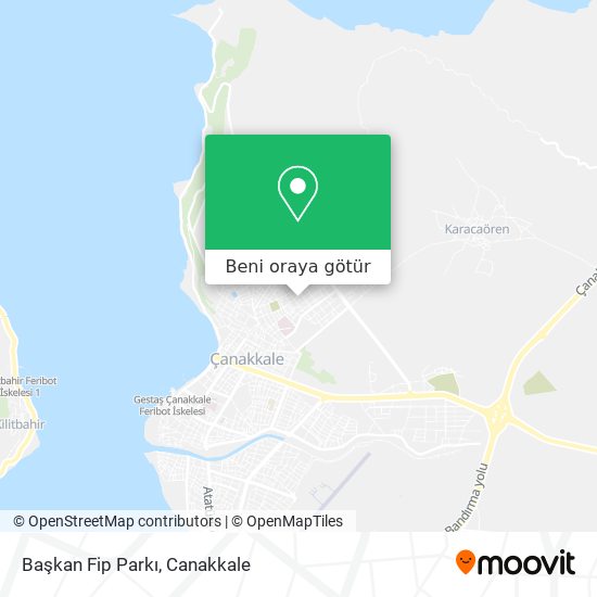 Başkan Fip Parkı harita