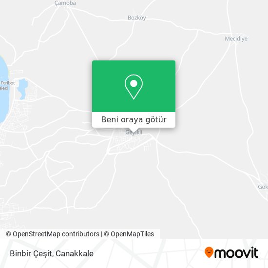 Binbir Çeşit harita