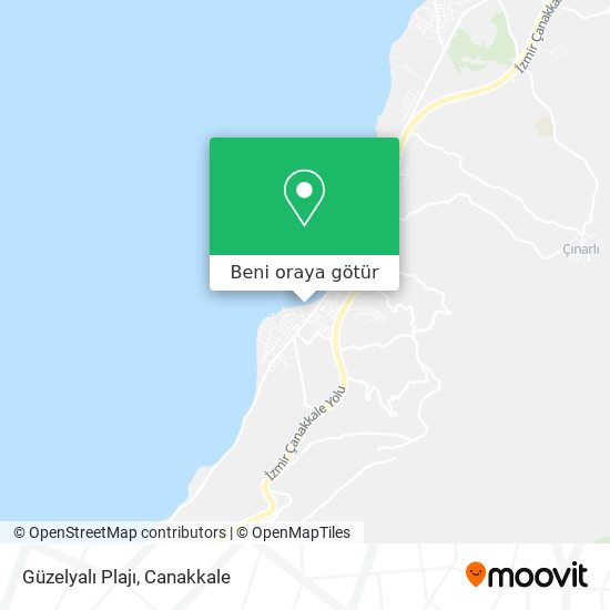 Güzelyalı Plajı harita