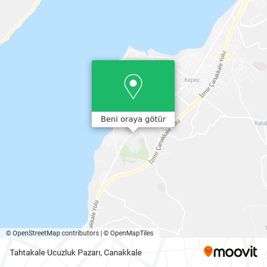 Tahtakale Ucuzluk Pazarı harita