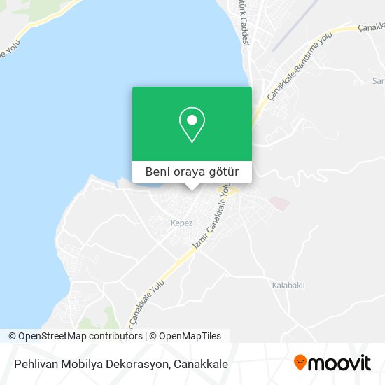 Pehlivan Mobilya Dekorasyon harita